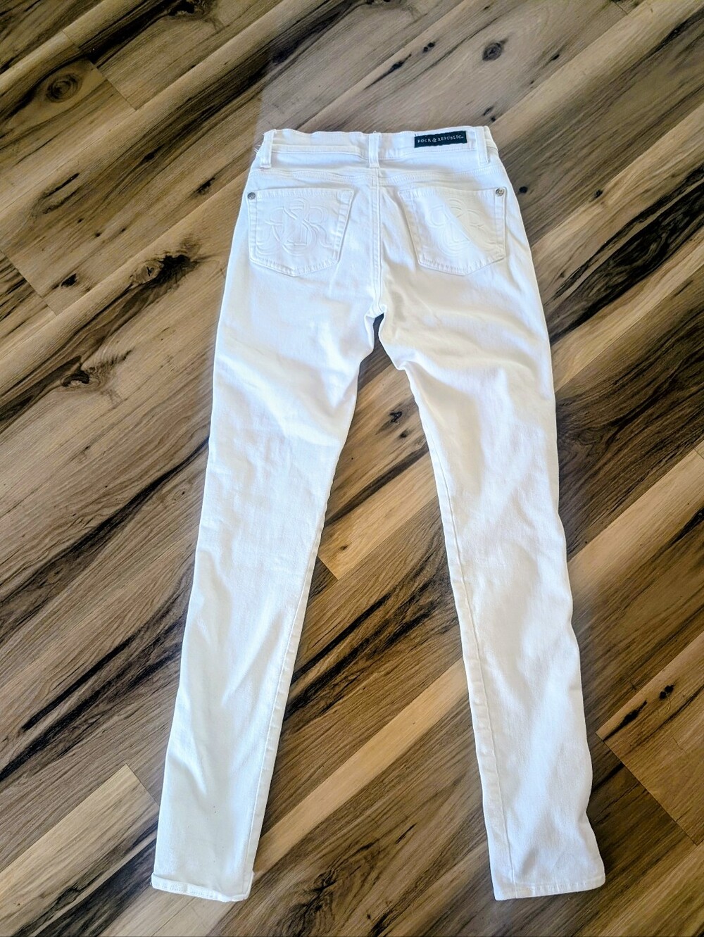 Rock & Republic White Skinny Jeans Size 2 Like New!